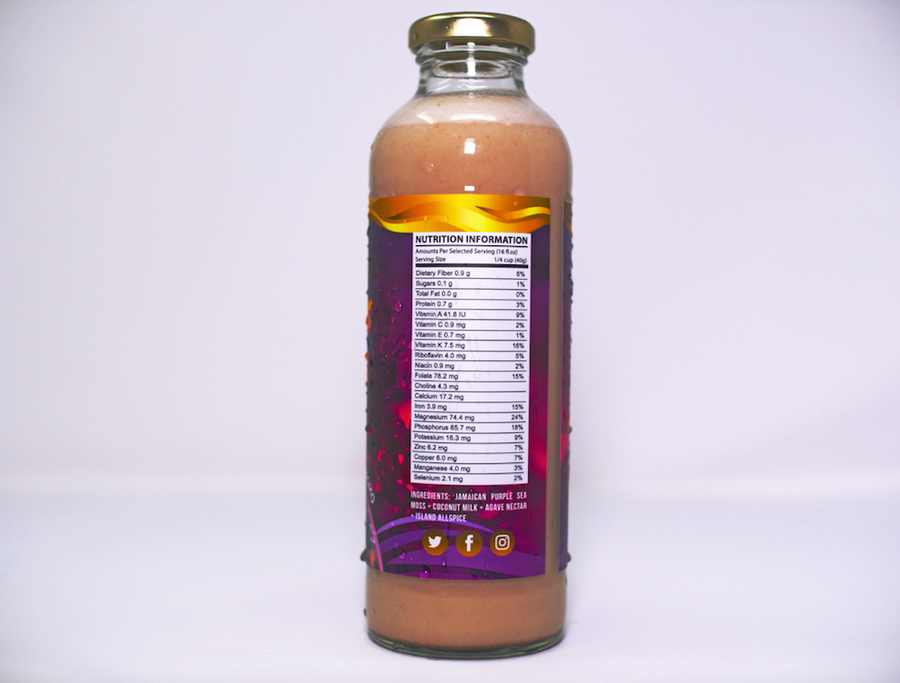 Sea Moss Smoothie Wildcraft * Raw * Organic * NonGMO (Pick Up Only)