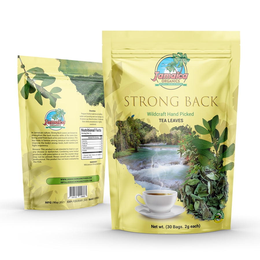 Shellback Tea STRONG BACK TEA BAGS – Jamaica Organic Foods